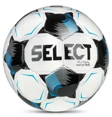 М'яч футзальний Select Futsal Master v26 розмір 4, біло-чорний