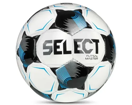 М'яч футзальний Select Futsal Master v26 розмір 4, біло-чорний