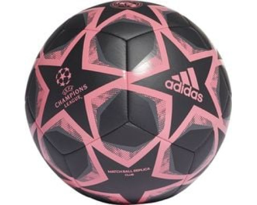 Футбольний м'яч Adidas Finale Club Real Madryt FS0269 FS0269 - чорно-рожевий Футбольний м'яч Adidas Finale Club Real Madryt FS0269 FS0269 - чорно-рожевий