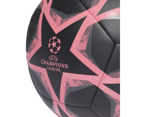 Футбольний м'яч Adidas Finale Club Real Madryt FS0269 FS0269 - чорно-рожевий Футбольний м'яч Adidas Finale Club Real Madryt FS0269 FS0269 - чорно-рожевий
