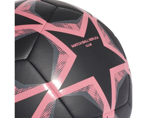 Футбольний м'яч Adidas Finale Club Real Madryt FS0269 FS0269 - чорно-рожевий Футбольний м'яч Adidas Finale Club Real Madryt FS0269 FS0269 - чорно-рожевий