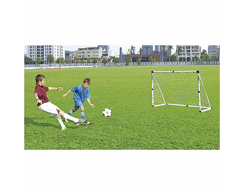 Ворота футбольні Outdoor-Play JC-180A 183 x 130 х 96 см, біло-сині