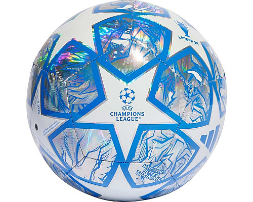 М'яч футбольний Adidas UCL Training IN9326 розмір 3, біло-сірий