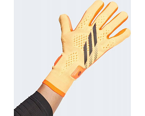 Рукавички воротарські Adidas X GL PRO HN5571 р. 10,5, помаранчеві