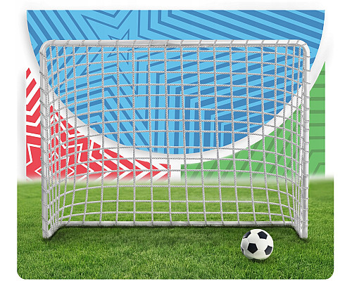 Ворота футбольні Neo‑Sport NS‑485-2 183 х 122 х 61 см, білі