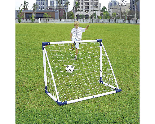 Ворота футбольні Outdoor-Play JC-319A 122 х 91,5 х 60 см, біло-сині