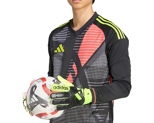 Рукавички воротарські Adidas Copa Club JN5340 р. 8, чорно-зелені