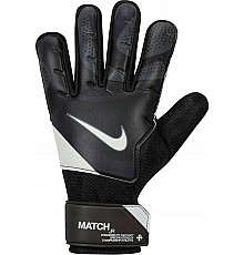 Рукавички воротарські Nike MATCH JUNIOR FJ4864-011 р. 6, чорно-білі