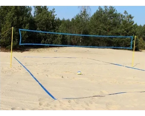 Розмітка майданчика пляжного волейболу (8x16m) Romi Sport Lin000012, синя