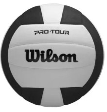 М'яч волейбольний Wilson PRO TOUR VB NEW розмір 5, чорно-білий