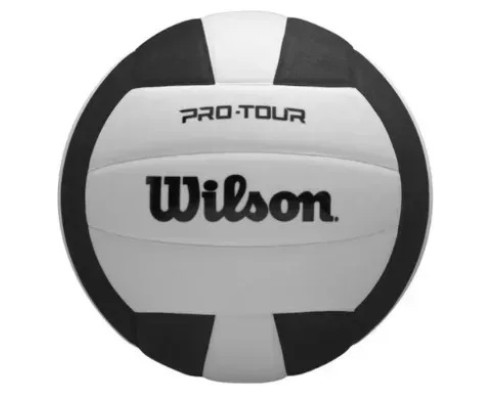М'яч волейбольний Wilson PRO TOUR VB NEW розмір 5, чорно-білий