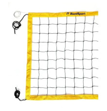 Сітка волейбольна Romi Sport 0,27 см.капрон, 9.5 м, жовта