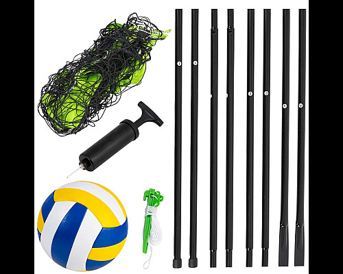 Сітка та рамка для волейболу та бадмінтону 570 см