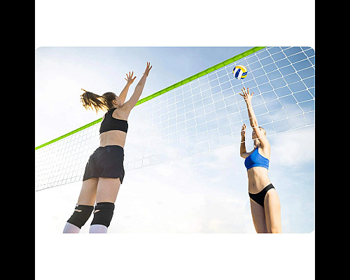 Сітка та рамка для волейболу та бадмінтону 570 см