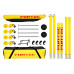 Набір волейбольний FUNTEC Pro Beach Set, жовтий