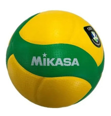 М'яч волейбольний Mikasa V200W-CEV розмір 5, жовто-зелений