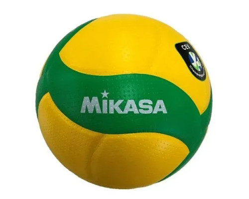 М'яч волейбольний Mikasa V200W-CEV розмір 5, жовто-зелений