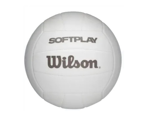 М'яч волейбольний Wilson SOFT PLAY розмір 5, білий