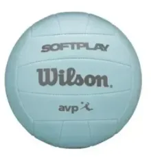 М'яч волейбольний Wilson SOFT PLAY розмір 6, бірюзовий