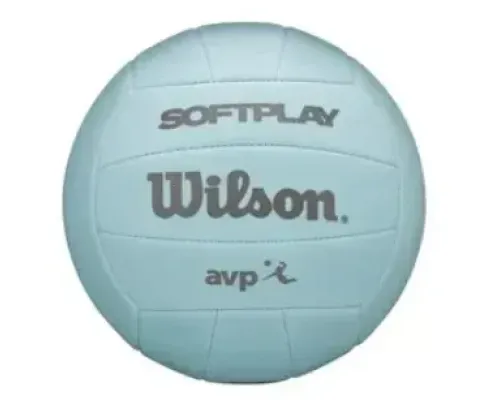 М'яч волейбольний Wilson SOFT PLAY розмір 6, бірюзовий