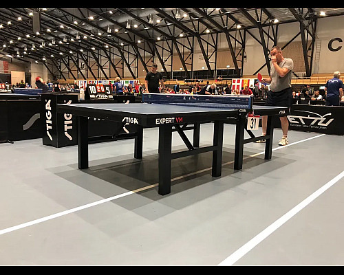 Тенісний стіл Stiga Expert VM ITTF, синій