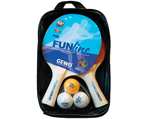 Набір для настільного тенісу Gewo Double-Fun 2 Bats 3 Balls (96960000) Набір для настільного тенісу Gewo Double-Fun 2 Bats 3 Balls (96960000)