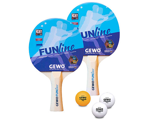 Набір для настільного тенісу Gewo Double-Fun 2 Bats 3 Balls (96960000) Набір для настільного тенісу Gewo Double-Fun 2 Bats 3 Balls (96960000)