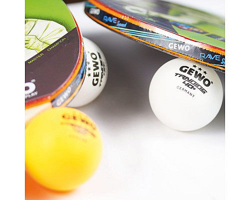 Набір для настільного тенісу Gewo Rave Speed 2 Bats 3 Balls (86080000) Набір для настільного тенісу Gewo Rave Speed 2 Bats 3 Balls (86080000)