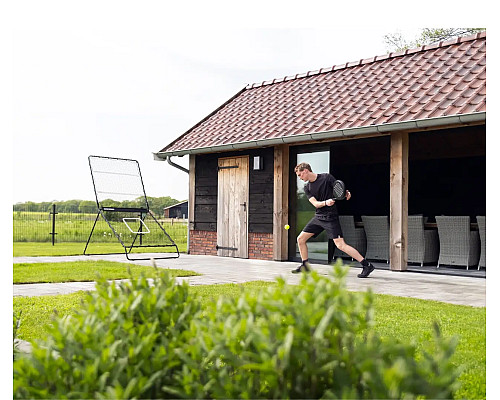 Сітка тренувальна для тенісу EXIT Smash Padel Rebounder 202 х 124 х 164 см, чорна