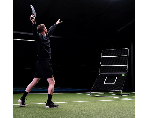 Сітка тренувальна для тенісу EXIT Smash Padel Rebounder 202 х 124 х 164 см, чорна