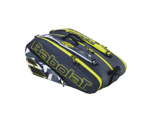 Чохол Babolat RH X (ракеток 12) Pure Aerо, сіро-жовтий