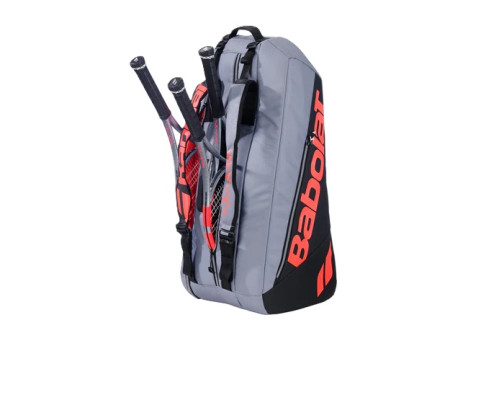 Чохол Babolat RH X6 PURE STRIKE (6 ракеток), сіро-оранжевий