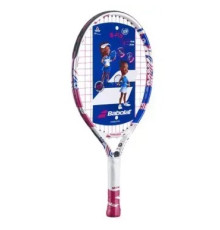 Ракетка для теніісу Babolat B fly 17, біло-рожева