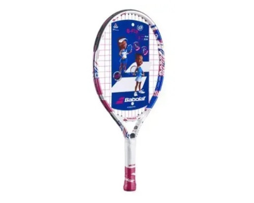 Ракетка для теніісу Babolat B fly 17, біло-рожева