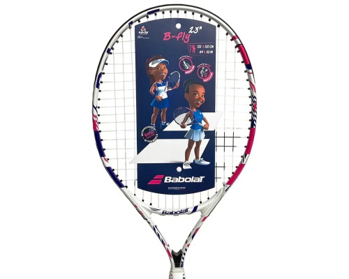 Ракетка для тенісу Babolat B fly 23 2023 year, біло-рожева