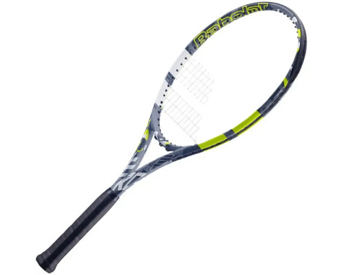 Ракетка для тенісу Babolat EVO AERO Gr2, сіро-зелена