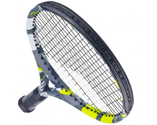 Ракетка для тенісу Babolat EVO AERO Gr2, сіро-зелена