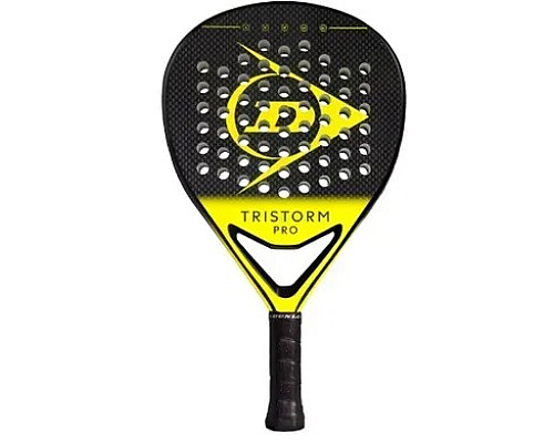 Ракетка для падел тенісу Dunlop Tristorm pro 2025, чорно-зелена