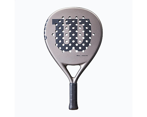 Ракетка для падел-тенісу Wilson CARBON FORCE Padel 2, сіра