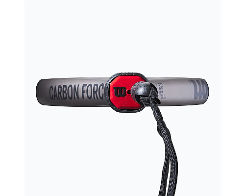 Ракетка для падел-тенісу Wilson CARBON FORCE Padel 2, сіра