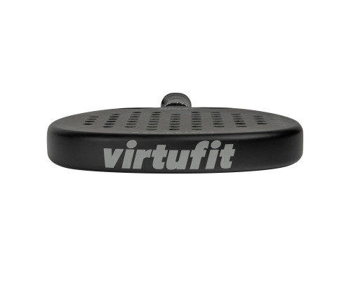 Ракетка для падел тенісу VIRTUFIT FUSION PRO, чорно-срібляста