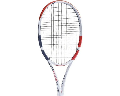 Ракетка для тенісу Babolat Pure Strike 18/20 unstr Gr3, біло-червона