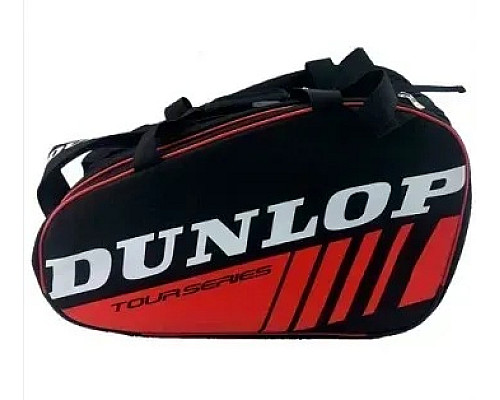 Сумка для падел тенісу Dunlop, чорно-червона
