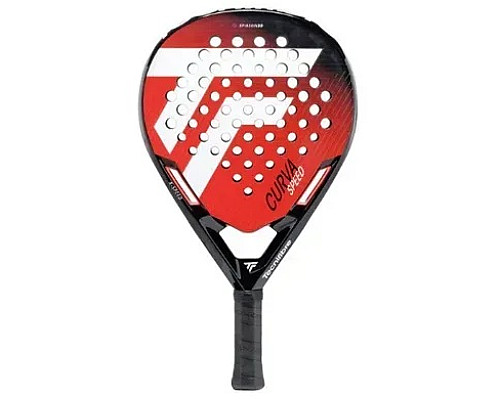 Ракетка для падл тенісу Tecnifibre Padel CURVA SPEED, чорно-червона
