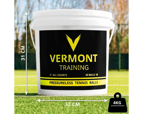 М'ячі для тенісу Vermont 60 шт.