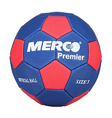 М'яч гандбольний Merco Premier handball ball розмір 3, синьо-червоний