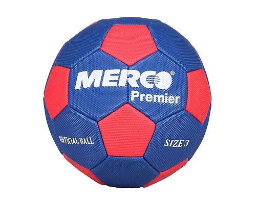 М'яч гандбольний Merco Premier handball ball розмір 3, синьо-червоний