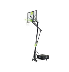 Баскетбольна стійка мобільна EXIT Galaxy зелений/чорний на коліщатках