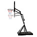 Стійка баскетбольна NILS ZDK024 317 см, чорно-біла