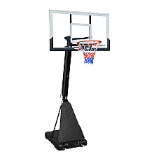 Стійка баскетбольна регульована inSPORTline Dunkster III 305 см, чорно-біла